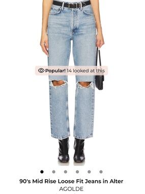 Agolde 90s Mid Rise Loose Fit Jeans. Size 24. Great condition.